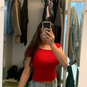 RARE brandy melville off shoulder top